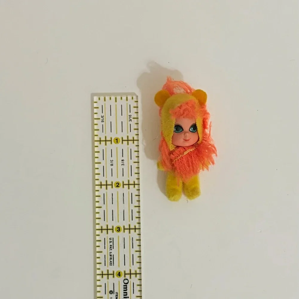 Vintage Mattel LIDDLE KIDDLES Lucky Lion #3635 Animiddle Doll 1969 2